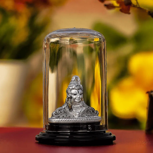 Silver Shivling Idol