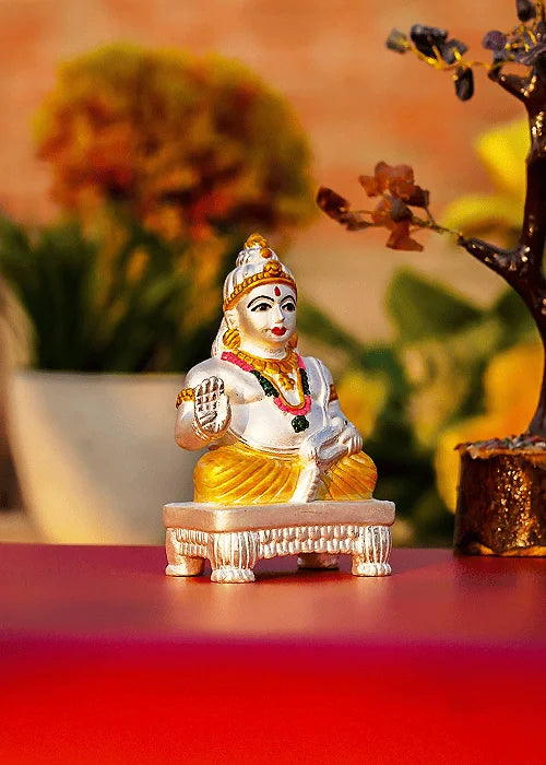 Silver Kuber Idol (Antique-Finished)