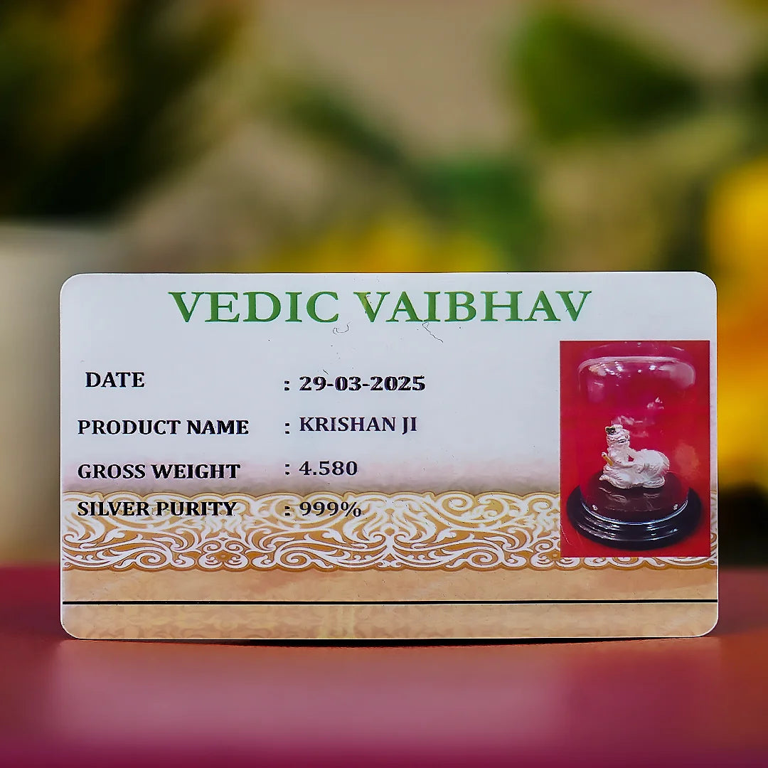 Little Krishna Idol (Bal Gopal Murti) 999 Pure Silver