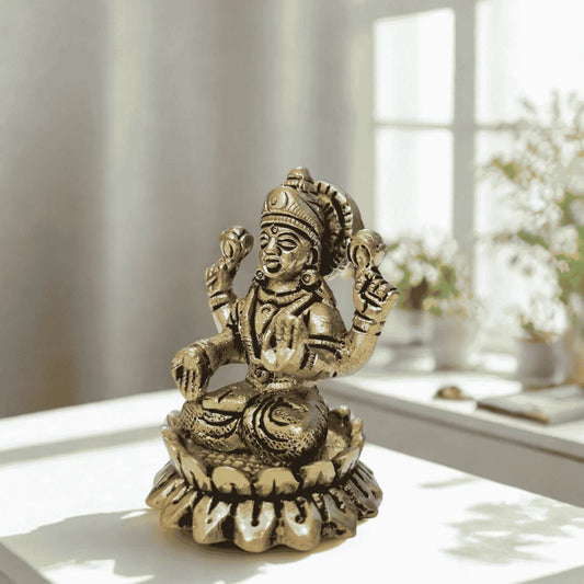 Maa Laxmi Brass Idol