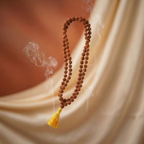 5 Mukhi Rudraksha Mala (108 Beads)
