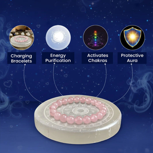 Natural Selenite Charging Plate