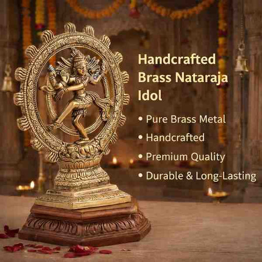 Metal Natraj Idol