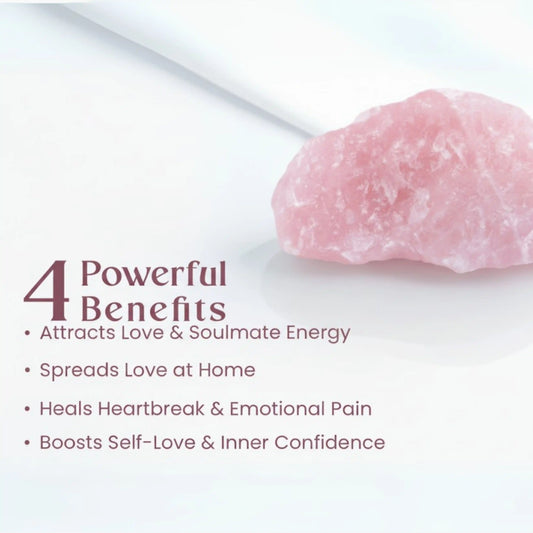 Raw Rose Quartz Stone