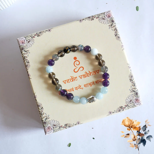 Pisces Natural Multi-Stone Bracelet