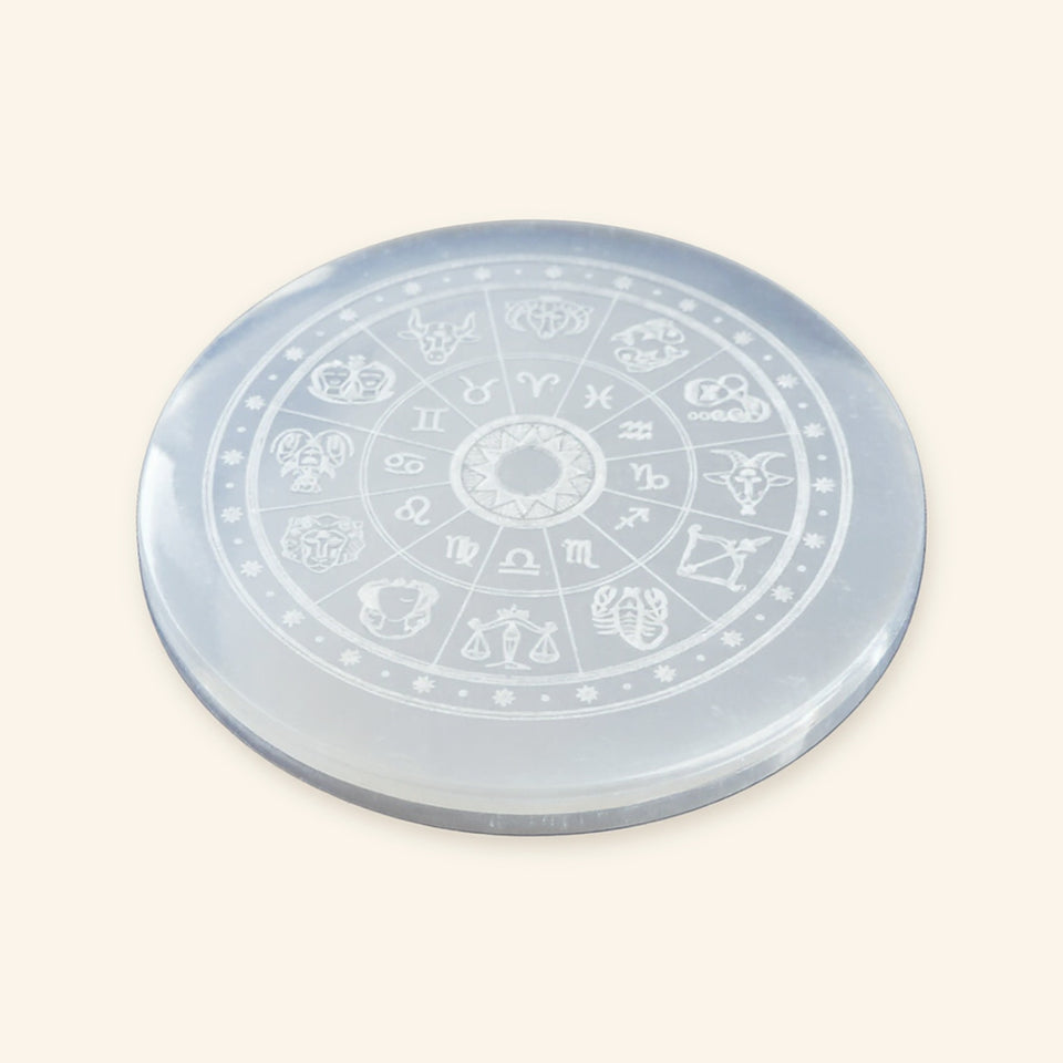 Natural Selenite Charging Plate