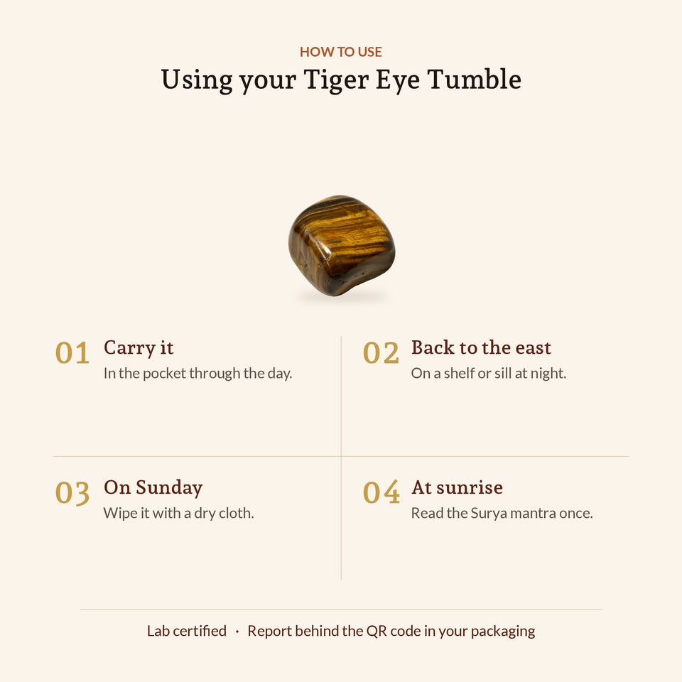 Tiger Eye Tumble - How to Use