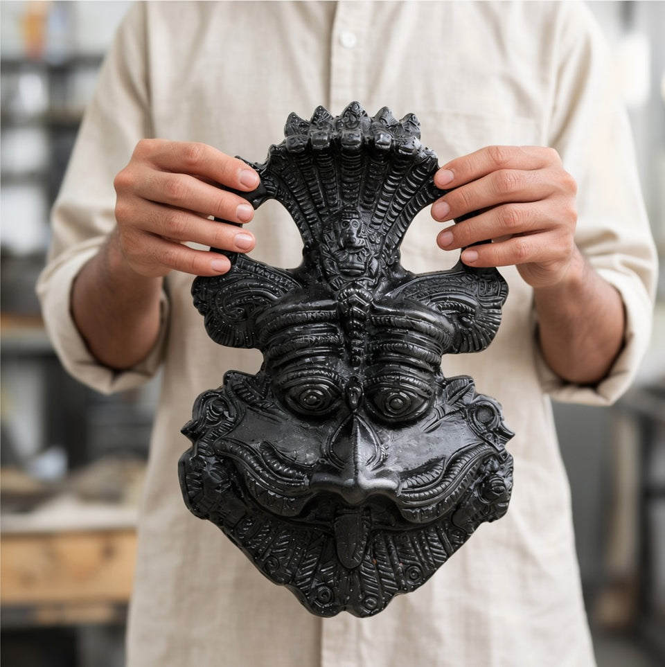 Black Kirtimukh Wall Hanging, where it comes from