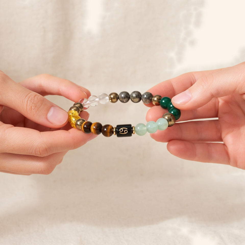 Dhan Yog Bracelet for Cancer, stretch it open gently