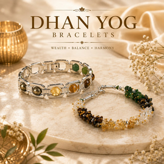 Silver Dhan Yog Combo for Him & Her