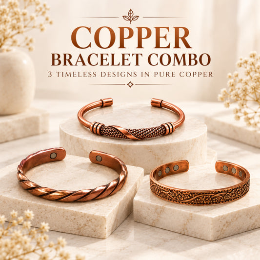 Copper Bracelet Combo
