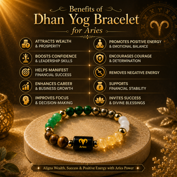 Dhan Yog Bracelet For Aries - 3