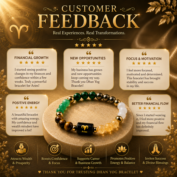 Dhan Yog Bracelet For Aries - 4