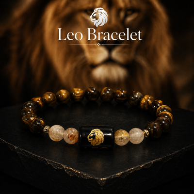 Leo (सिंह राशि) Zodiac Tiger Eye & Citrine Bracelet