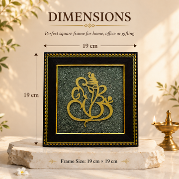 Pyrite Ganesha ji Frame - 4