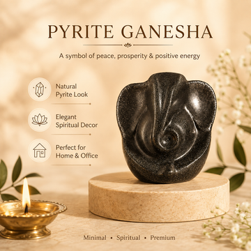 Pyrite Ganesha Ji Idol - 2