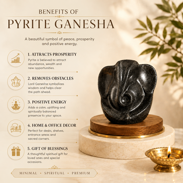 Pyrite Ganesha Ji Idol - 3