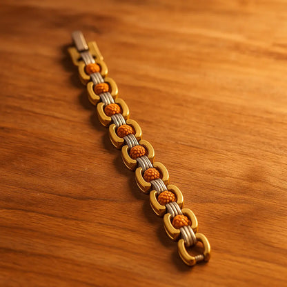 999  Silver Mahadev  Trishul  + Rudraksha Bracelet Combo