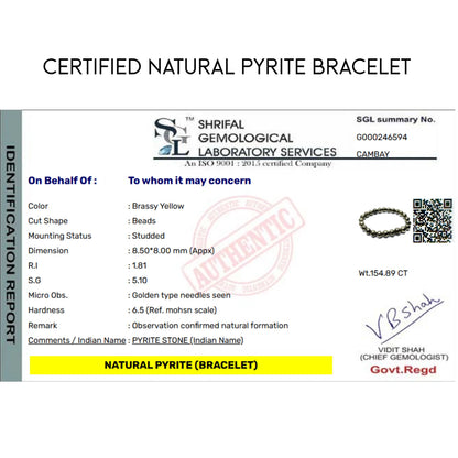 Money Magnet (Pyrite) Bracelet