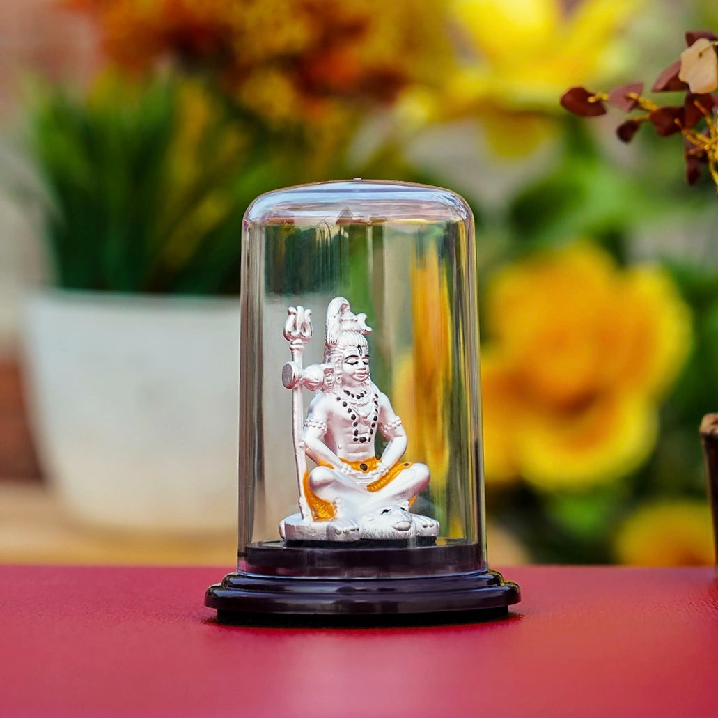 Lord Shiva Idol 999 Pure Silver