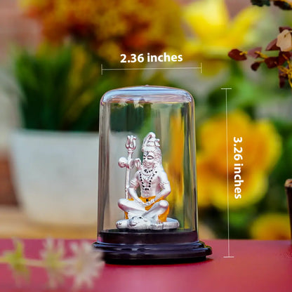Lord Shiva Idol 999 Pure Silver
