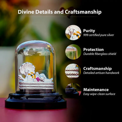 Lord Vishnu Idol 999 Pure Silver