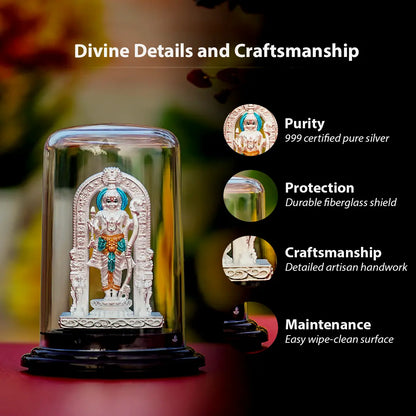 Prabhu Shree Ram Idol 999 Pure Silver