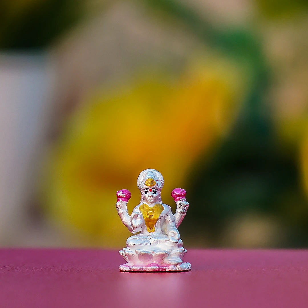 Mini Laxmi Ganesh Ji Idol Set – 999 Pure Silver