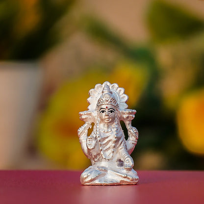 Laxmi Ganesh Ji Idol Set – 999 Pure Silver