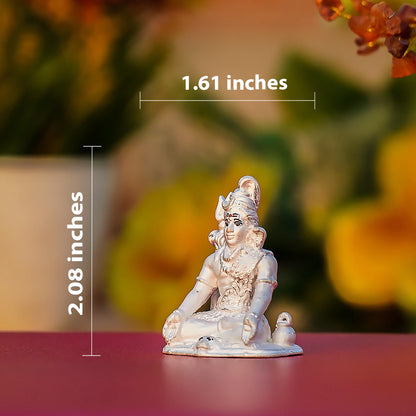 Shiv Ji Idol – 999 Pure Silver
