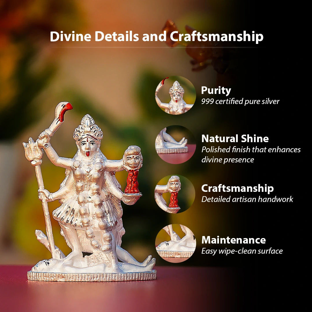 Maa Kaali Idol – 999 Pure Silver
