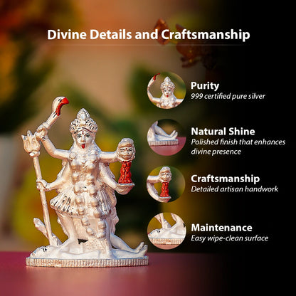 Maa Kaali Idol – 999 Pure Silver