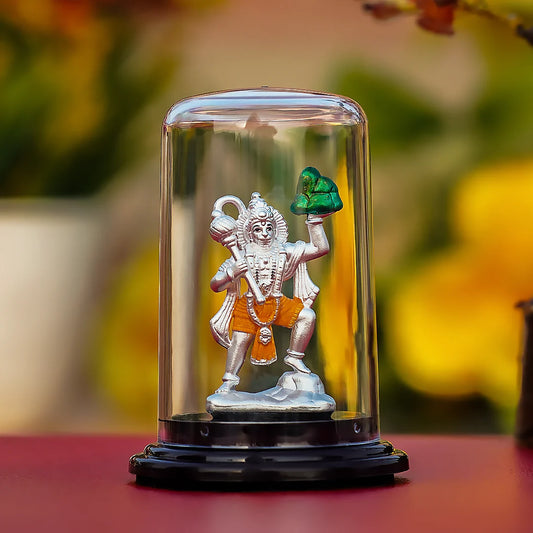 Hanuman Ji Idol 999 Pure Silver
