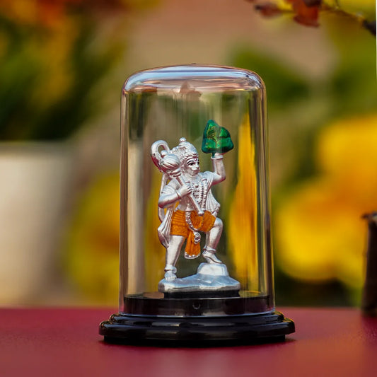 Hanuman Ji Idol 999 Pure Silver