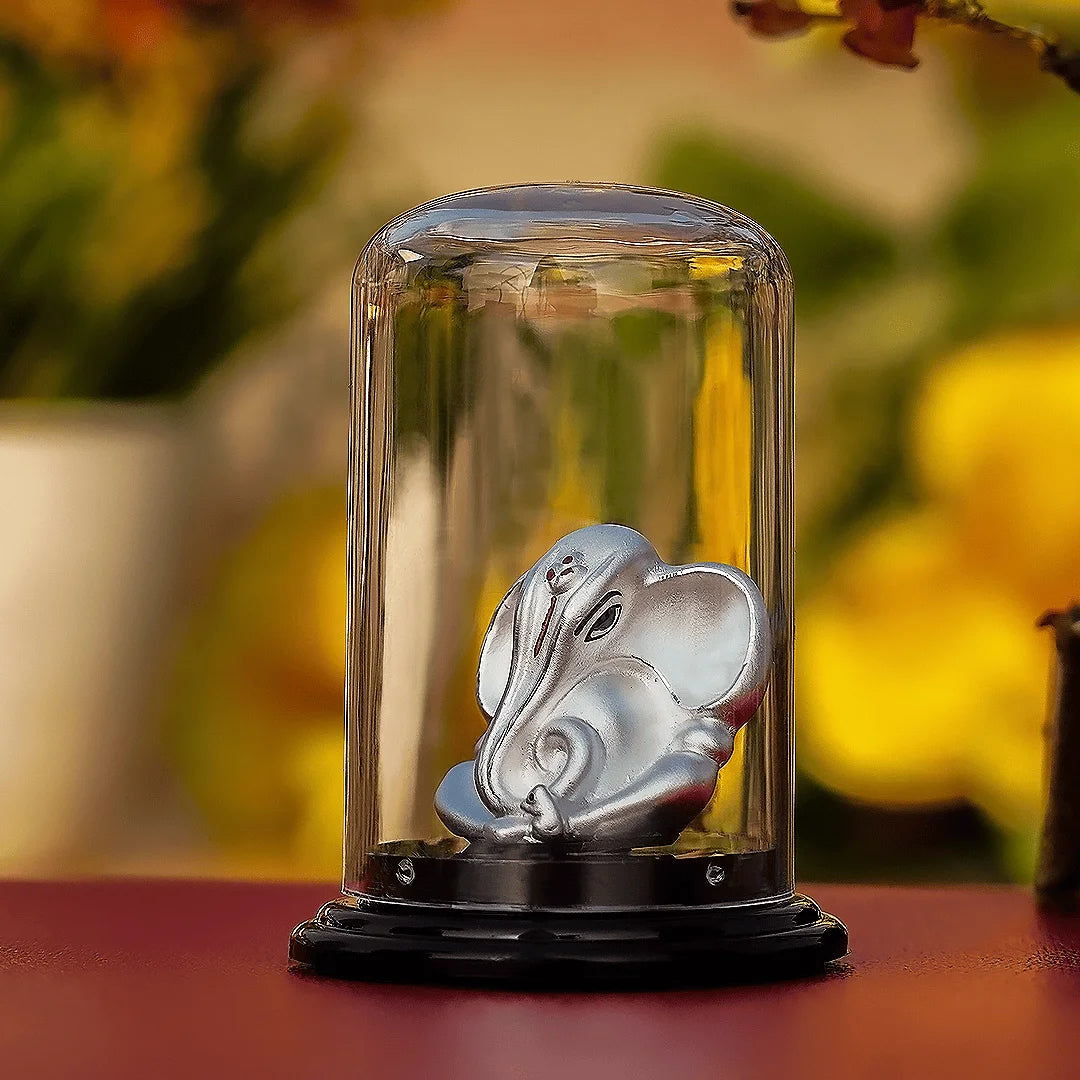 Ganesha Idol 999 Pure Silver