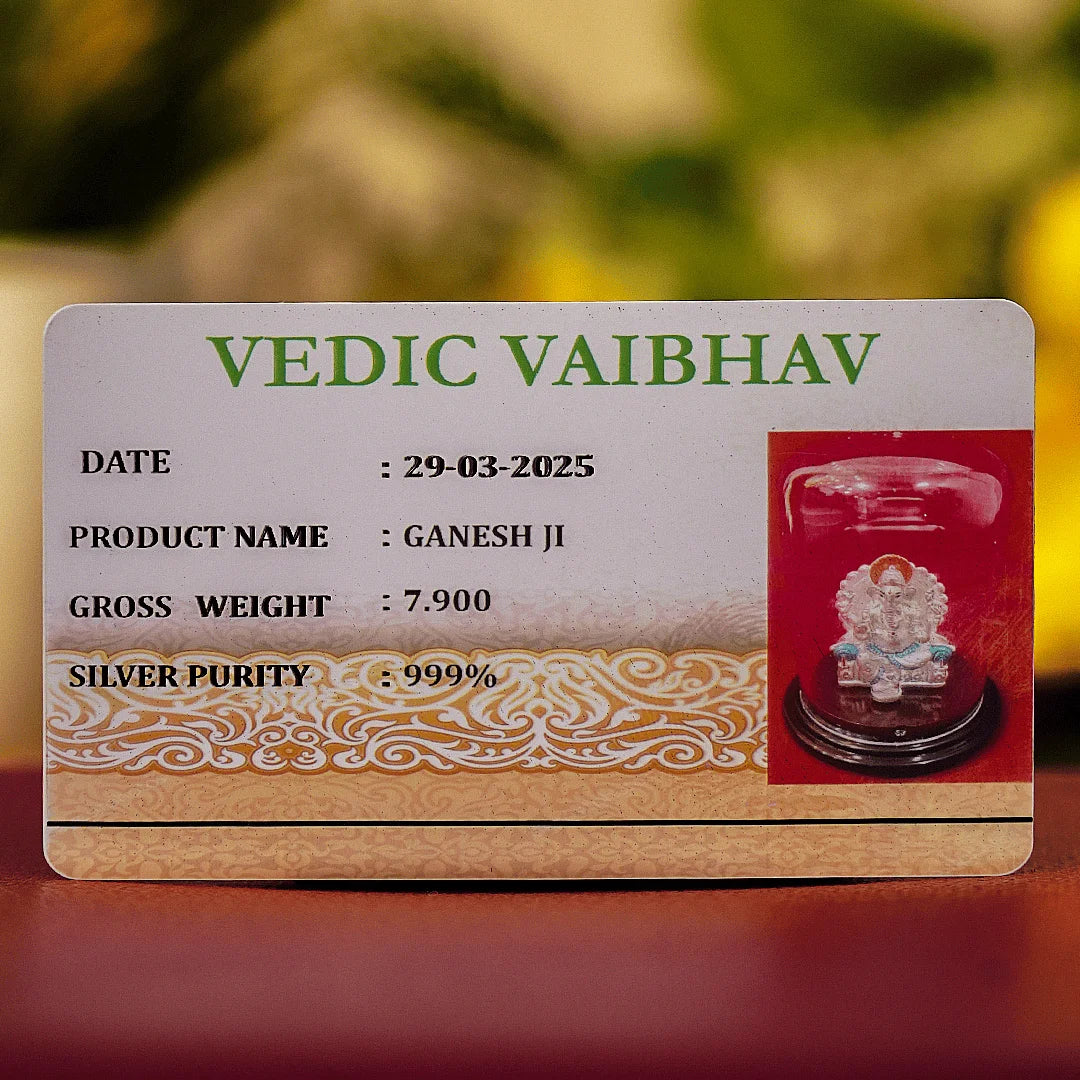 Divine Silver Ganesh (999 Pure Silver)