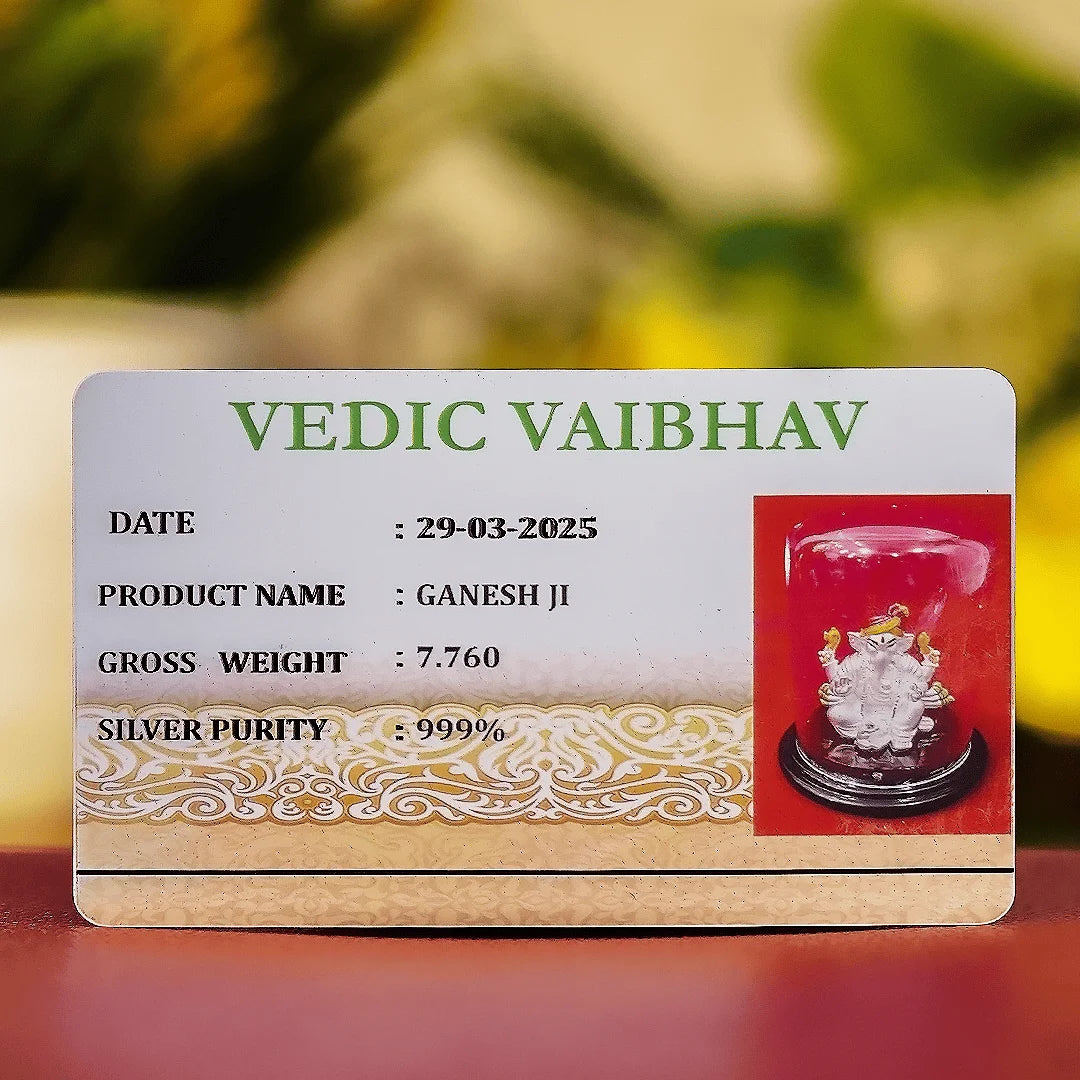 Lord Ganesh Idol (999 Pure Silver)