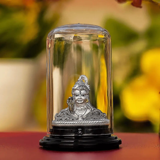 Silver Shivling Idol