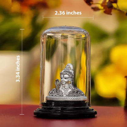 Silver Shivling Idol