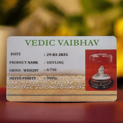 Silver Shivling Idol