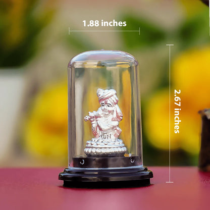 Shree Krishna Idol 999 Pure Silver