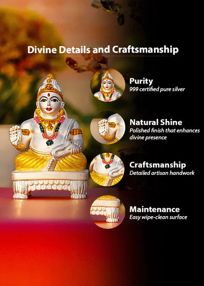 Silver Kuber Idol (Antique-Finished)