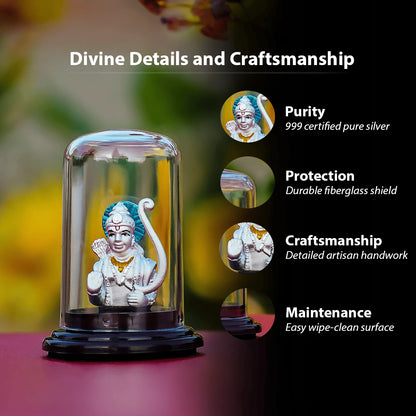 Shri Ram Idol 999 Pure Silver