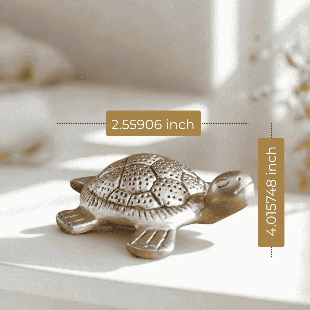 Brass Tortoise – Large (Vastu/Feng Shui)