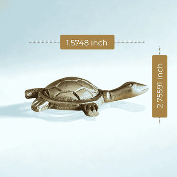 Brass Tortoise – Small (Vastu/Feng Shui) - 3
