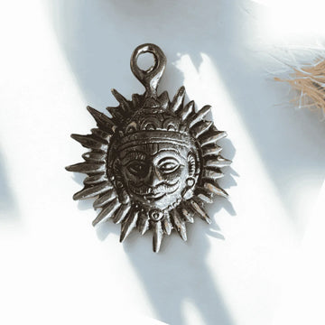 ☀️ Surya Face Brass Pendant – Confidence | Vitality | Success - 1