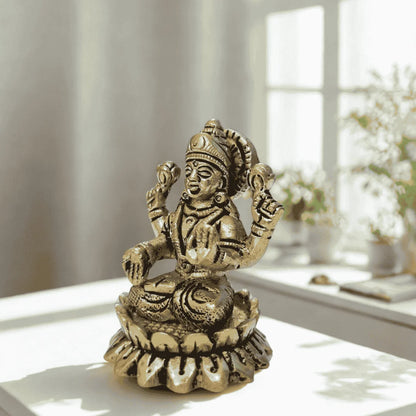 Maa Laxmi Brass Idol