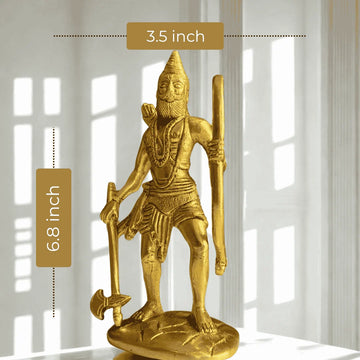 Lord Parshuram Ji Brass Idol - 3