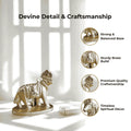 🐄 Kamdhenu Cow Brass Idol – Prosperity | Protection | Divine Blessings