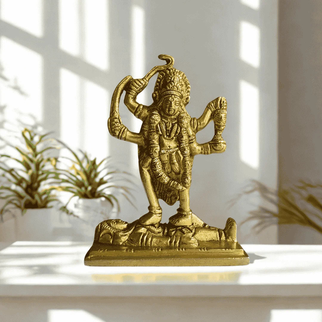 Mahakali Brass Idol